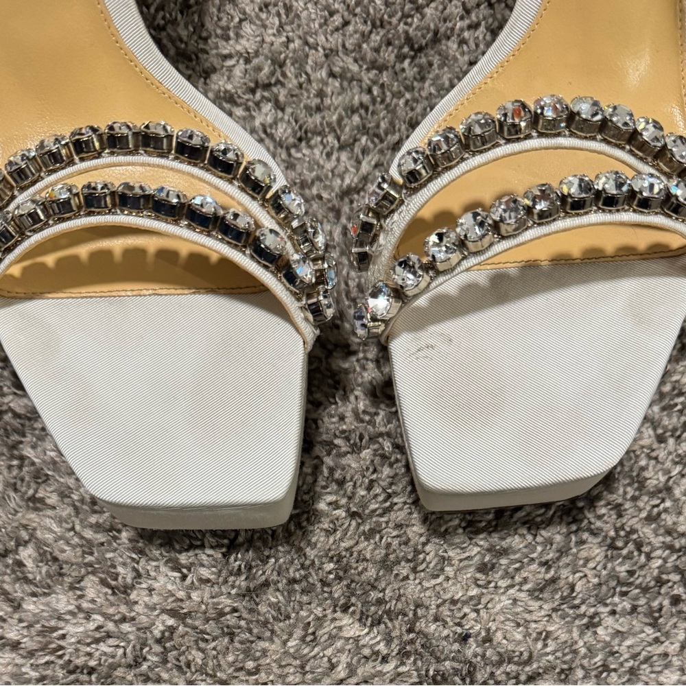 Alexandre Birman White Platform Sandals - image 3